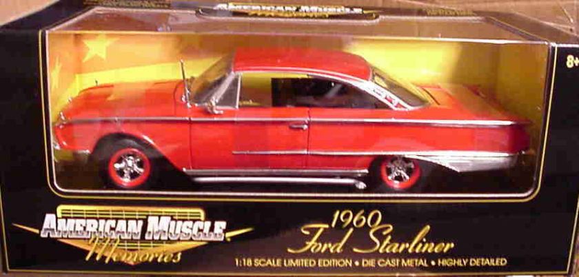 ERTL 118 1960 Ford Starliner Monte Carlo Red  