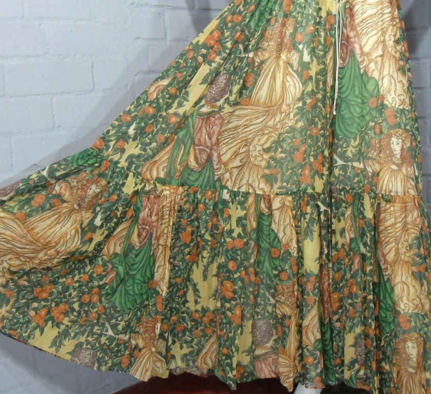 VTG 70S GUNNE SAX ROMEO & JULIET RENAISSANCE PUFF SLV EMPIRE CORSET 