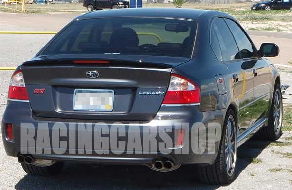 UNPAINTED STI Style LED Rear Trunk Spoiler LEGACY GT  