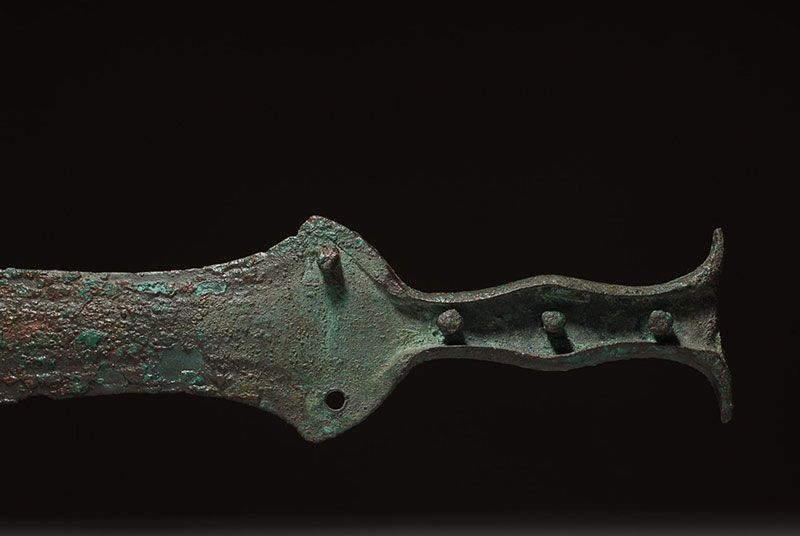 very rare European Early Iron Age bronze sword, dating to around 750 