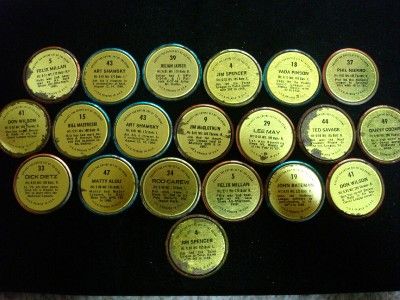 1971 TOPPS LIMITED EDITION TOKENS / COINS 20 TOTAL  