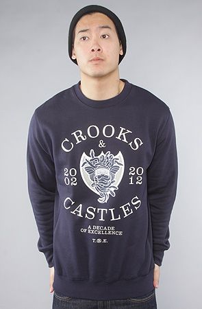 Karmaloop Crooks and Castles The Decade Medusa Crewneck Sweatshirt 