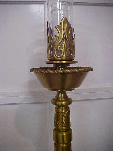 Beautiful Ornate Antique Church Sanctuary Lamp +  