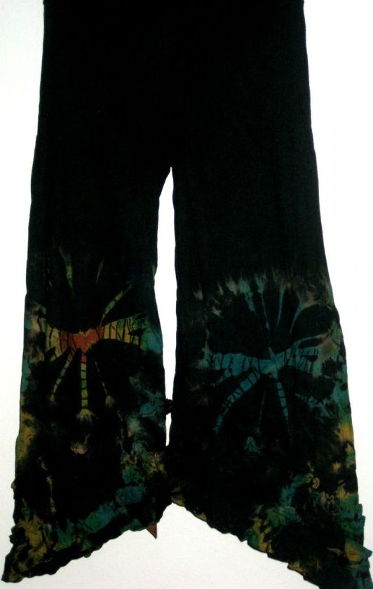 Tie Dye Fairy Pants Yoga Hippie   Fair Trade  Quality Soft Cotton 