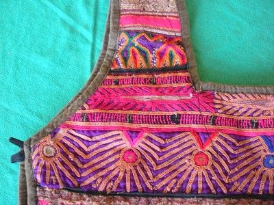 Intricate Antique early 1900 bodice from Central Asia  