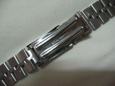   LINEAR END LUGS STAINLESS STEEL BRACELET BAND 4 BULLHEAD WATCH  