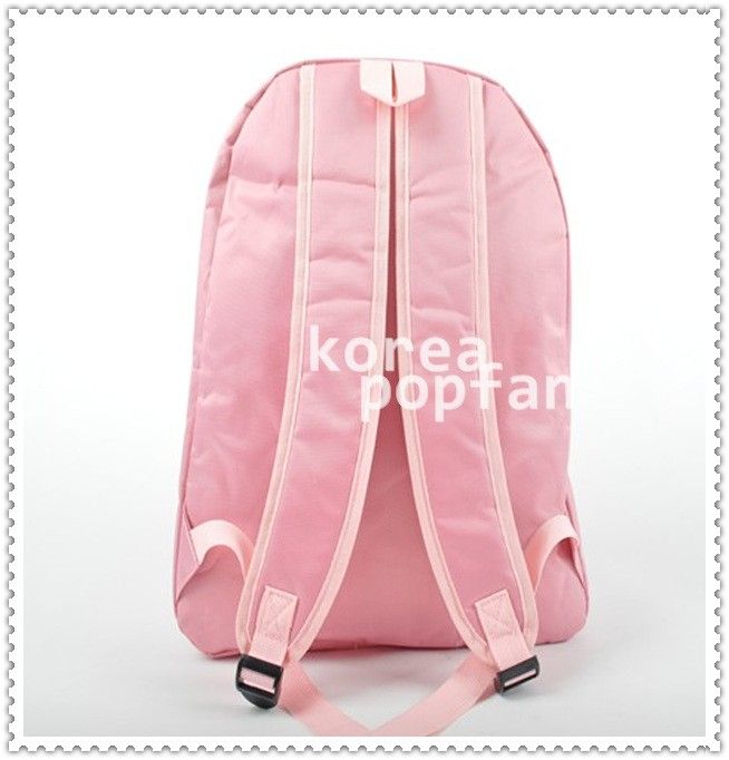    SNSD girls Generation KPOP PINK SCHOOLBAG BACKPACK BAG NEW  