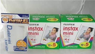 Fuji film 100 Cheki Instant Film instax 7S 25 55 + Gift  