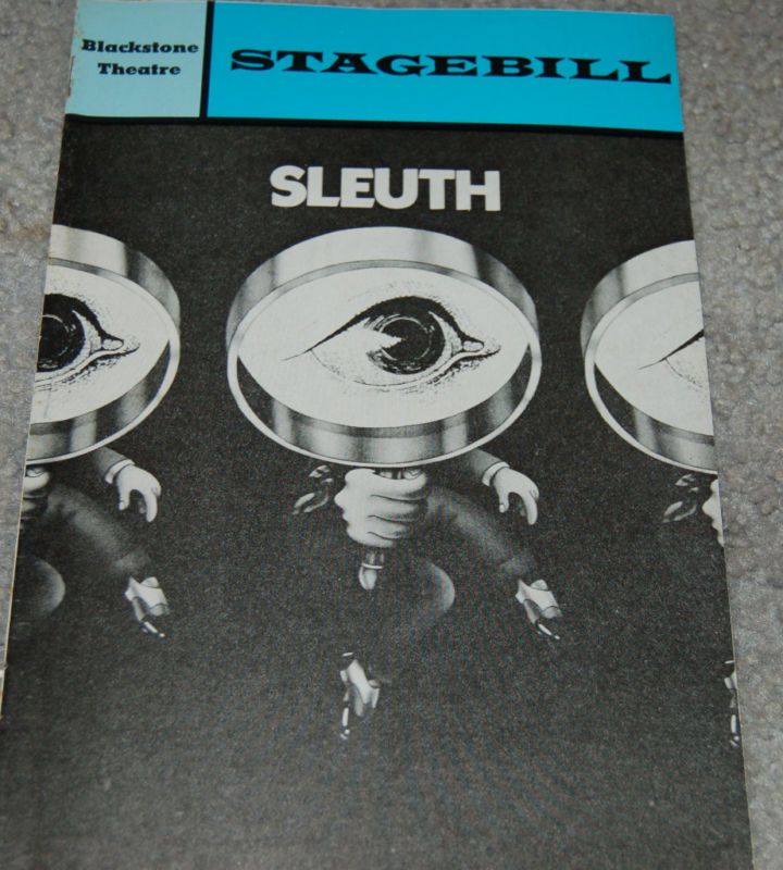 VINTAGE STAGEBILL SLEUTH ANTHONY QUAYLE  