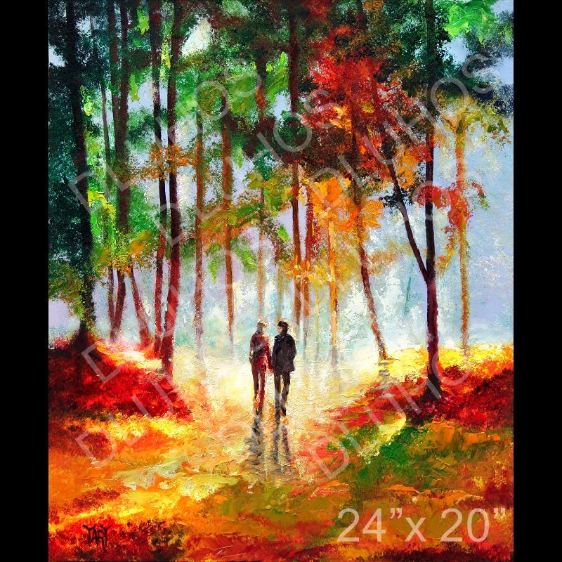 sharing moments painting comes fully stretched on stretcher bars ready 