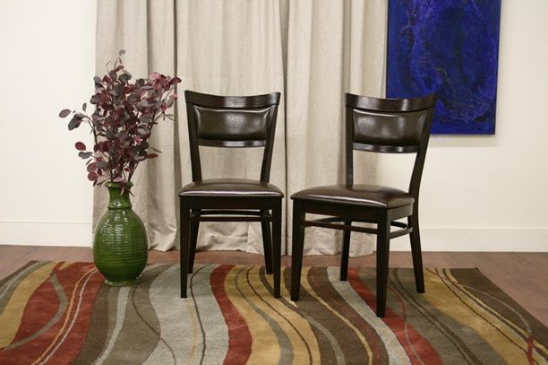 Serena Dark Brown Modern Dining Chair (Set of 2)  