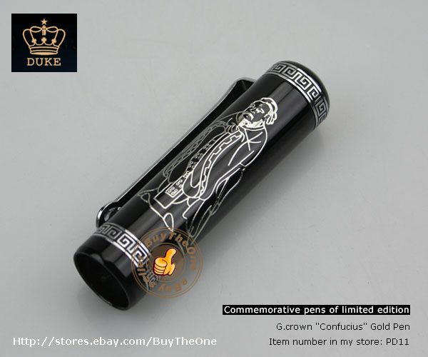 Confucius Fountain Pen Limited Bamboo & Say Hand Carven  