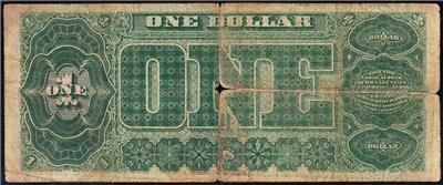 RARE 1890 $1 ORNATE BACK Stanton TREASURY NOTE  