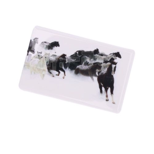 8GB Horse Run Credit Card USB Flash Memory Drive new 8G  