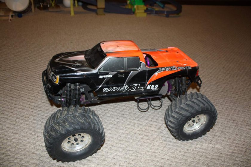 HPI Savage XL Roller W/Fine Designs Electric Brushless Conversion RC 