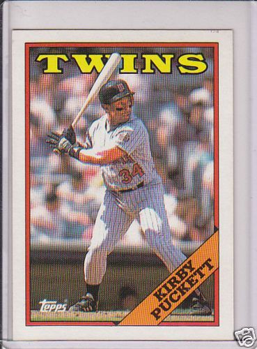 1988 Topps Kirby Puckett Card #120  