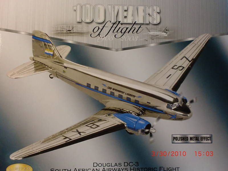 AA30007 DOUGLAS DC 3 Diecast metal 1144 Scale Corgi  
