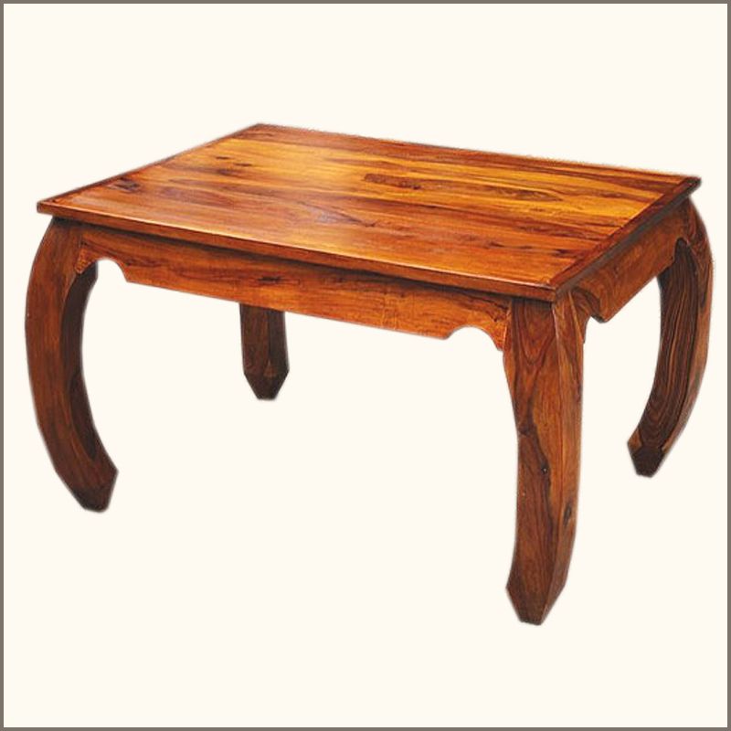 Solid Wood 48 Rustic DINING TABLE Breakfast Kitchen Table Furniture 