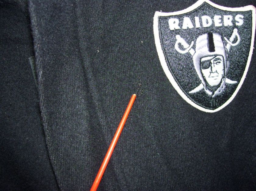 Mens Chalk Line Team NFL Raiders Hooded Football Jacket XXL (d087 