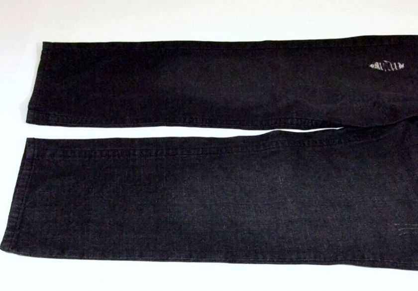 Mens Rich Kids RK Jeans Co Destroyed Black 38x32 NWT  