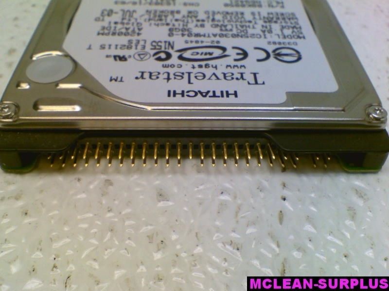 Hitachi Travelstar Hard Drive IDE 30GB IC25N030ATMR04 0 *TESTED 