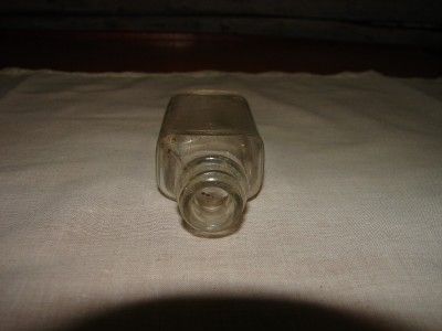 Vintage Glass Illinois Duraglass Medicine Bottle  