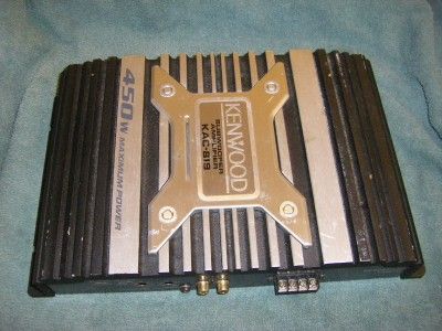 Kenwood KAC 819 Subwoofer Amplifier 450w Max Power Amp  