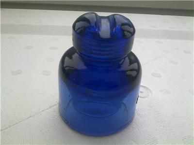 Insulator cobalt blue HEMAH 1967.  