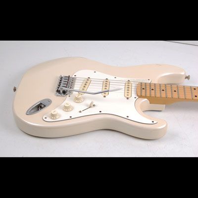 Samick Electric Guitar 3 single coil pickups Korea Ivory Great 