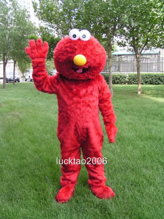 Novel Lovely elmo Mascot Costume Cartoon Fancy Dress  