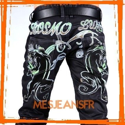 STAR JEANS FASHION MENS KOSMO LUPO BLACK PANTER G.W29  