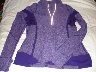 Lululemon Run Long Sleeve Heathered Purple Sz 10  