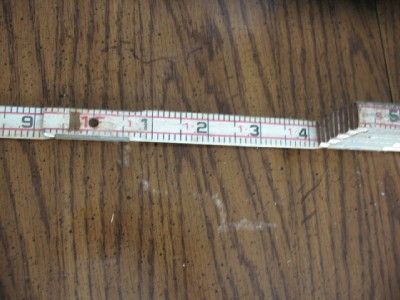 vintage Lufkin Rugged Engineers Red End, 1066D ruler in good 