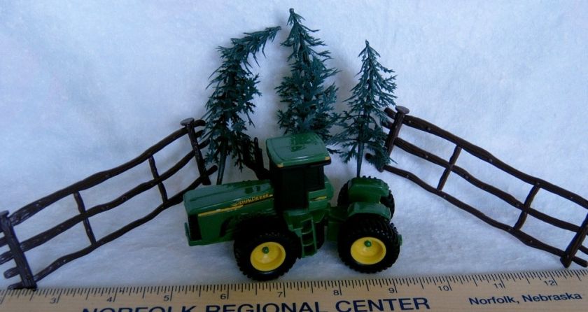 John Deere tractor fence trees CAKE TOPPER DECORATION  