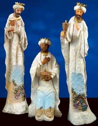 THOMAS KINKADE HOLY FAMILY *THREE KINGS* FREE S/H, NIB  