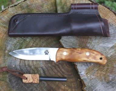 THE TIMBERWOLF BUSHCRAFT KNIFE   Handmade Knife  