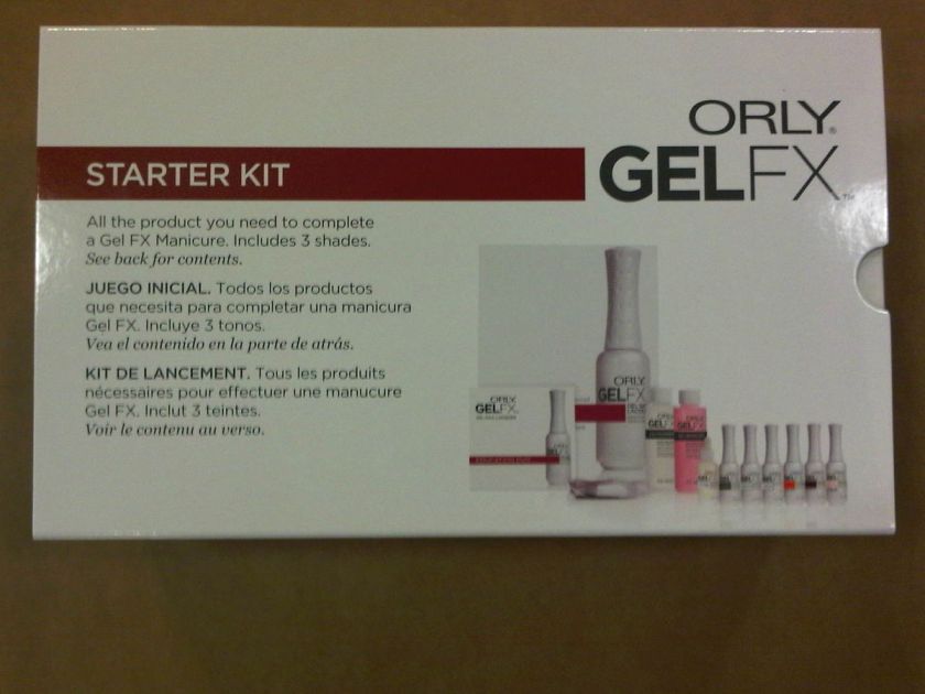 Orly GelFx Gel Polish STARTER KIT Limited Time  .3oz / 9mL  