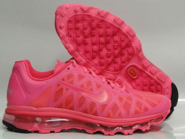 Nike Air Max + 2011 Laser Pink Cherry Sneakers Womens Size 11  