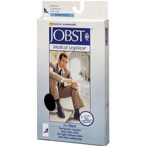 Jobst Mens Medical Legwear Knee High 15 20 mmHg Small.  