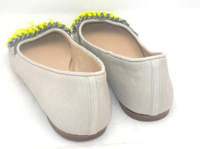 Crew Pin Fringe Ballet Flats $228 Shoes 6 Sandstone  