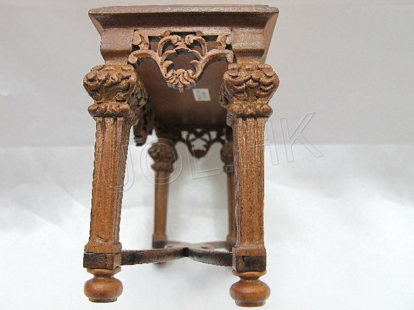   Carved 112 Scale Frenazie Hall Console for doll house 