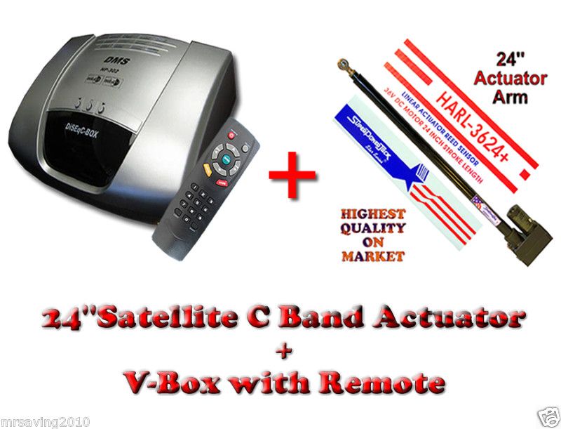 BOX 7 Controller Positioner + 24 Dish Actuator Arm  