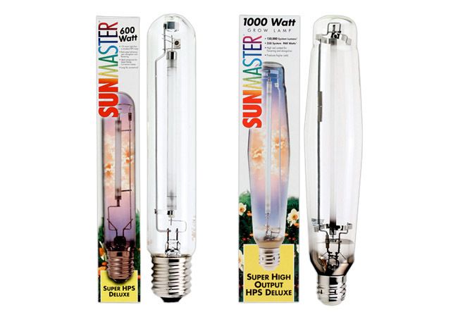 LOT OF 6   1000w SunMaster HPS Grow Lamp Bulb Light  