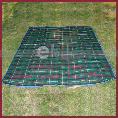   Camping Sleeping Pad Air Bed Mattress Waves Widening Double Blue