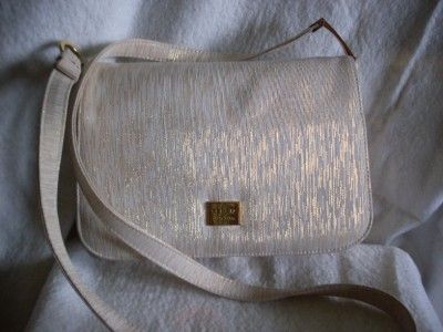 Gorgeous Metalic Gold Veneto New York Shoulder Bag  