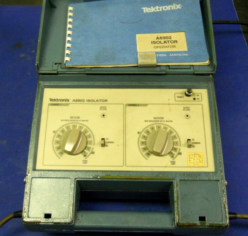 TEKTRONIX A6902 ISOLATOR W/ MANUAL  