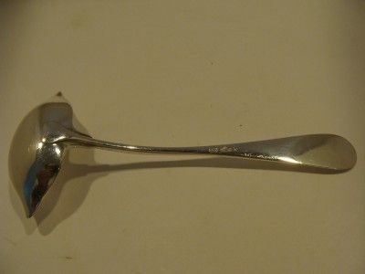 RARE Vintage Anton MICHELSEN Denmark Sleek STERLING LADLE  