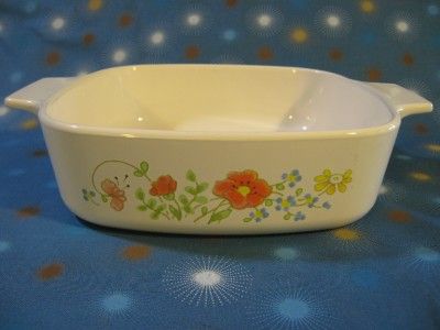 Wildflower Corning Ware A 1 B Baking Dish 1 Liter  