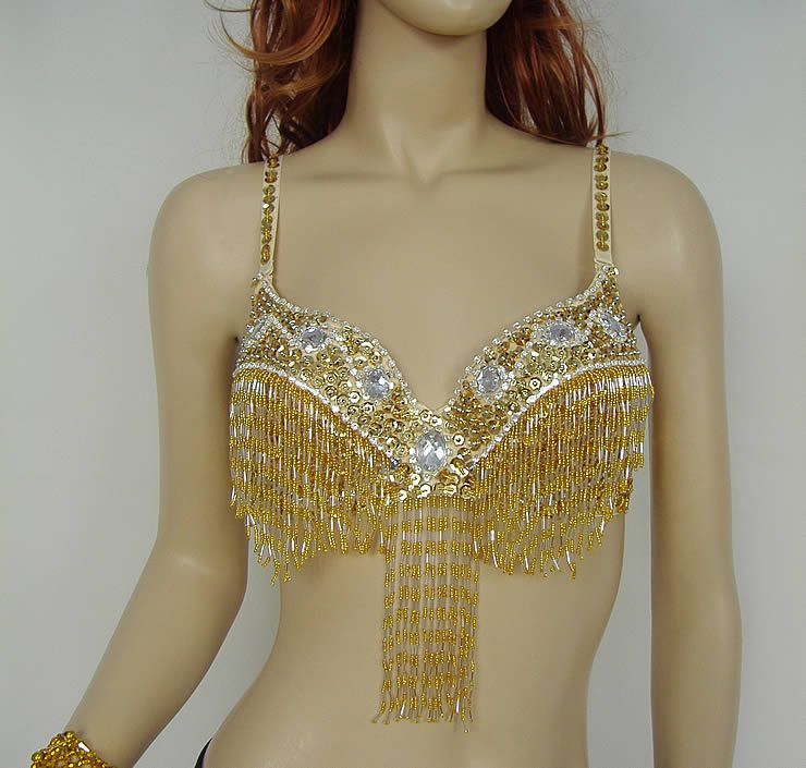 New  belly dance costume Top bra US Size 32 34B/C  