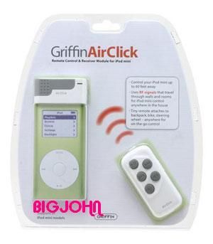 Griffin AirClick Mini Remote Control for iPod Mini 685387040223  